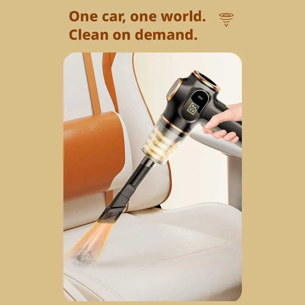 Car Vacuum Cleaner Vacuum Cleaner Wireless Portable 120W High Suction Car Household Office Integrated Handheld Mini Dust Blower