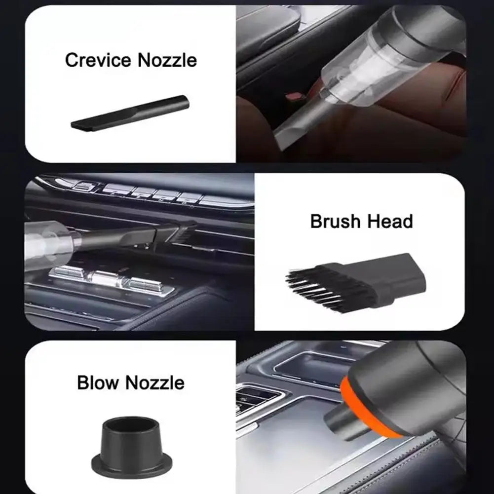 Car Vacuum Cleaner Portable Handheld Mini Wireless Vacuum Cleaner For Both Home And Car High Power Car Cleaning Tool