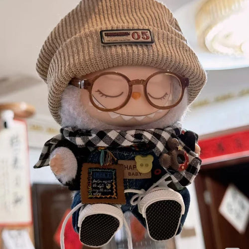 17cm Cute Mini Plush Doll'S Clothes Outfit Accessories For Korea Kpop Exo Labubu Idol Dolls Skirt Hat Clothing DIY Kids Gift