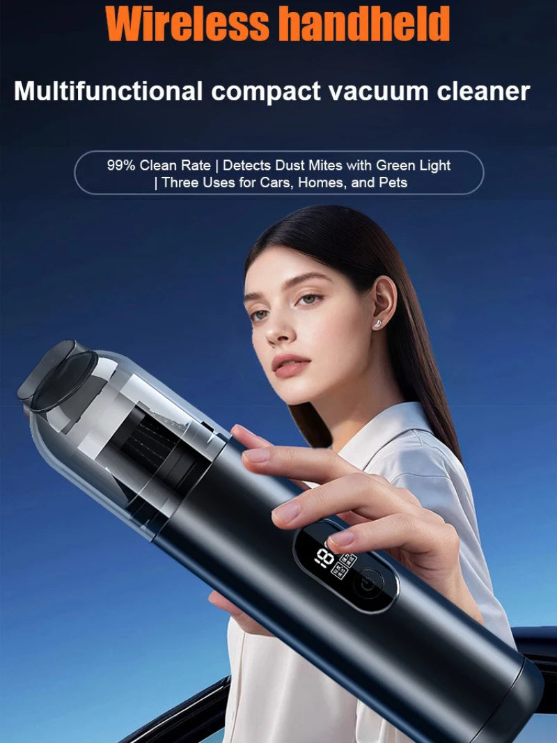 Handheld Vacuum Cleaner Mini Portable Car Vacuum Cleaner Wireless Vacuum Cleaner For Home Office Car