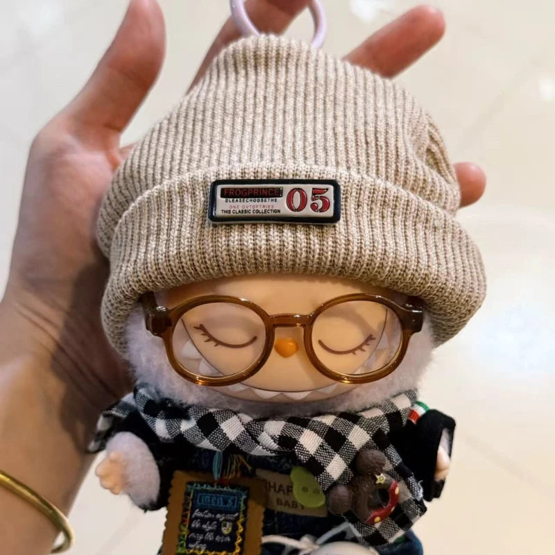 15/17cm Cute Mini Plush Doll'S Clothes Outfit Accessories For Korea Kpop Exo Labubu Idol Dolls Skirt Hat Clothing DIY Kids Gift