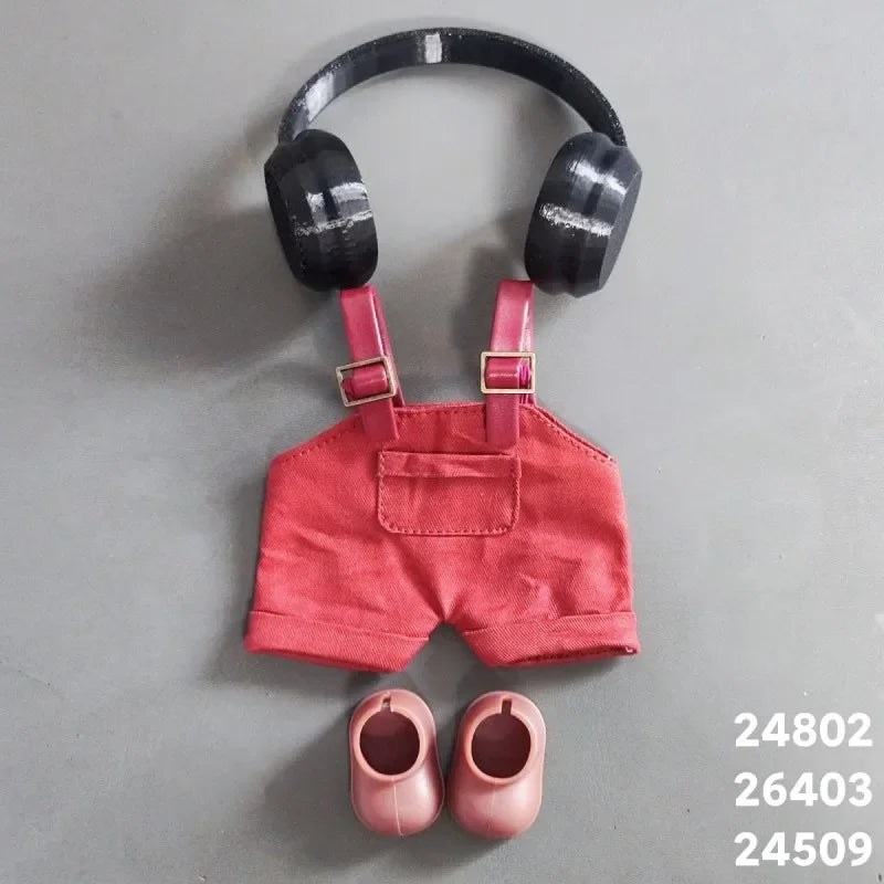 17cm Cute Mini Plush Doll'S Clothes Outfit Accessories For Korea Kpop Exo Labubu Idol Dolls Skirt Hat Clothing DIY Kids Gift