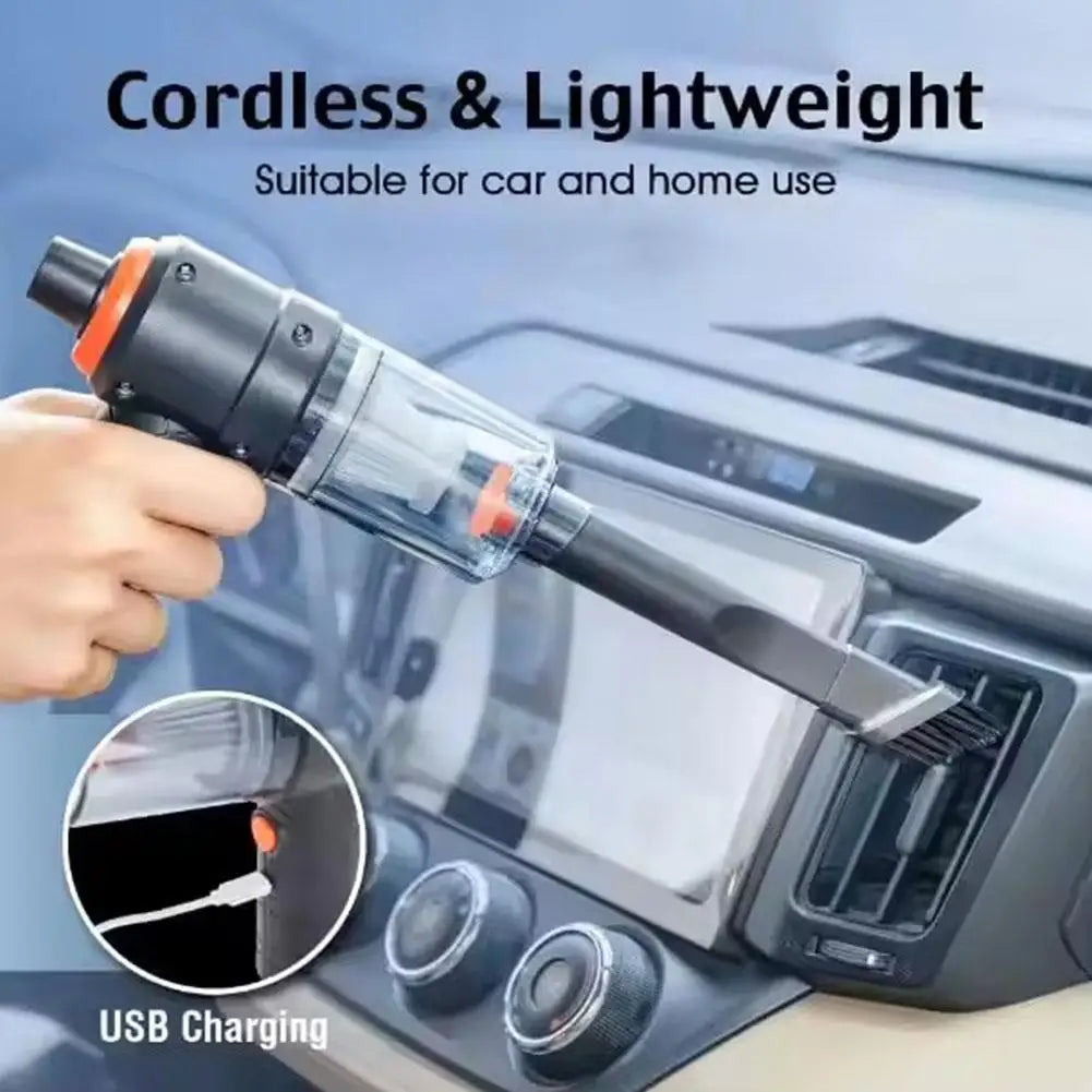 Car Vacuum Cleaner Portable Handheld Mini Wireless Vacuum Cleaner For Both Home And Car High Power Car Cleaning Tool