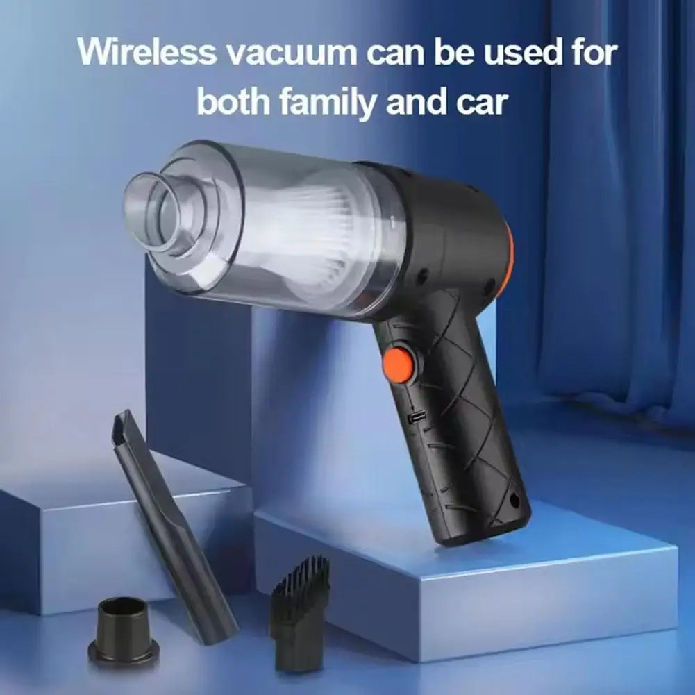 Car Vacuum Cleaner Portable Handheld Mini Wireless Vacuum Cleaner For Both Home And Car High Power Car Cleaning Tool